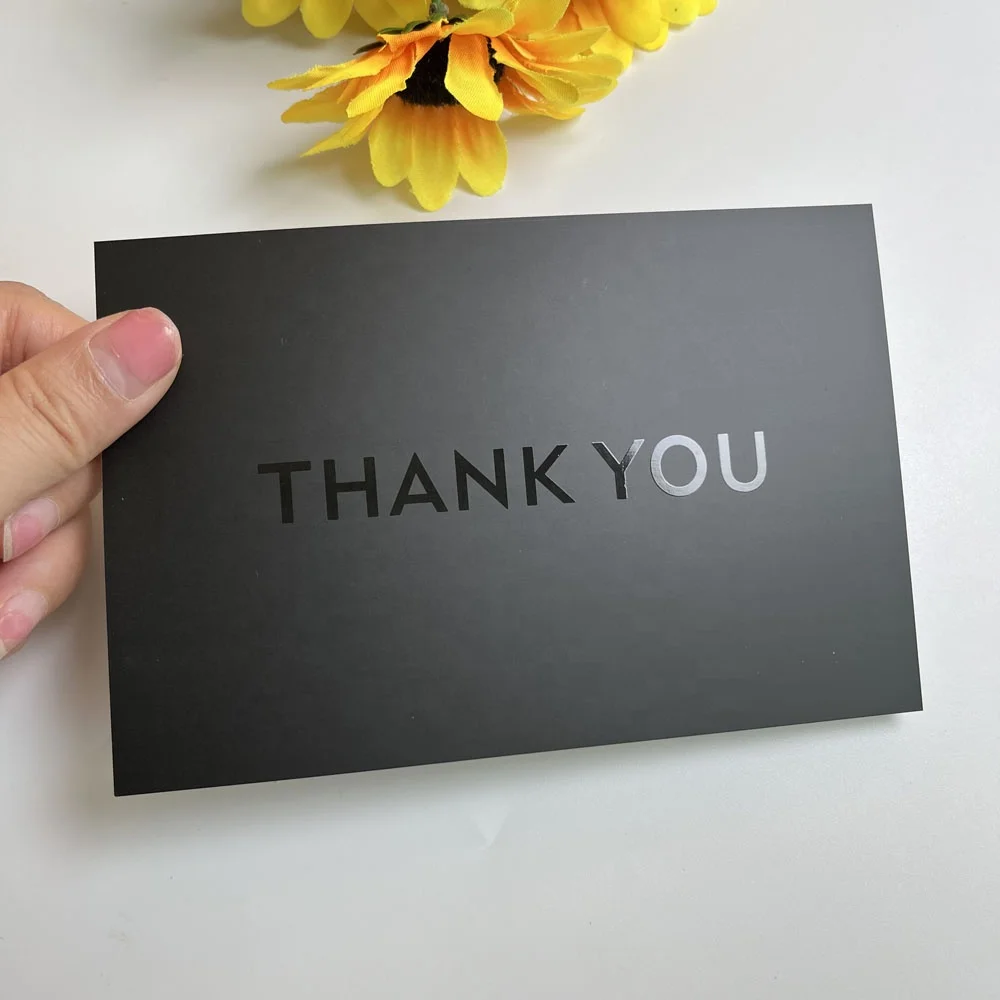 Wholesale Thank You Greeting Visiting Post Card Thank You Business Card Printing For Business