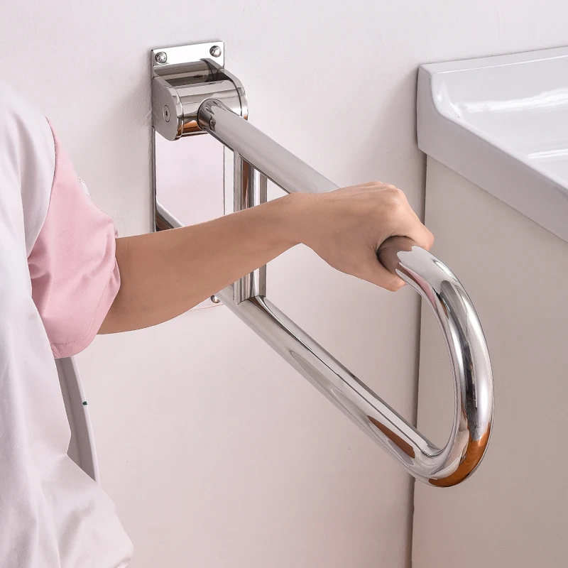 KAIIY Modern Indoor Handicap Handrails Medical Safety Toilet Grab Bar for Elderly Disabled Pregnant People for Bathroom Use