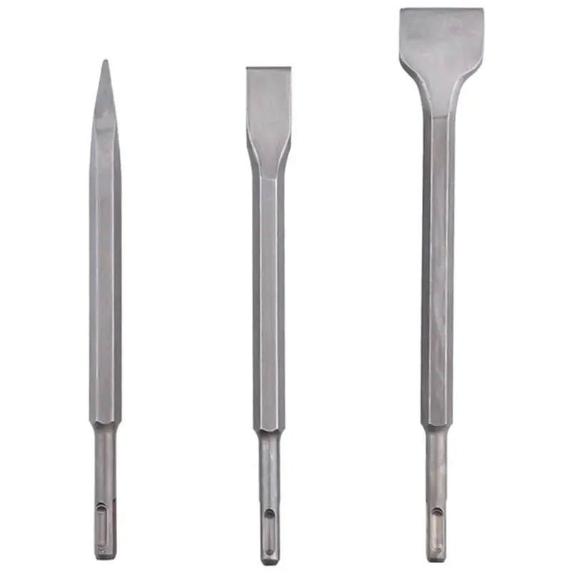 China Supply 40Cr Alloy Steel Hex Body Air Pneumatic Hammer Cold Chisel for Concrete Wall Breaker Chipping