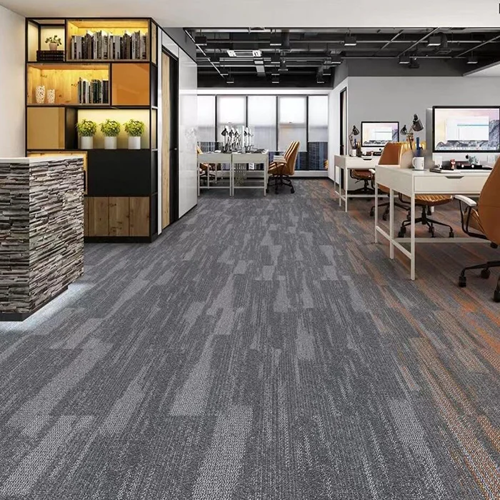 Eco Friendly Nylon Pvc Modular Office Carpet Tiles 50x50 Floor