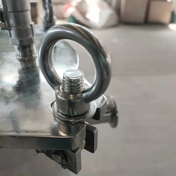 Stainless steel polished big flow easy cleaning movable type bag filter housing for wine alcohol