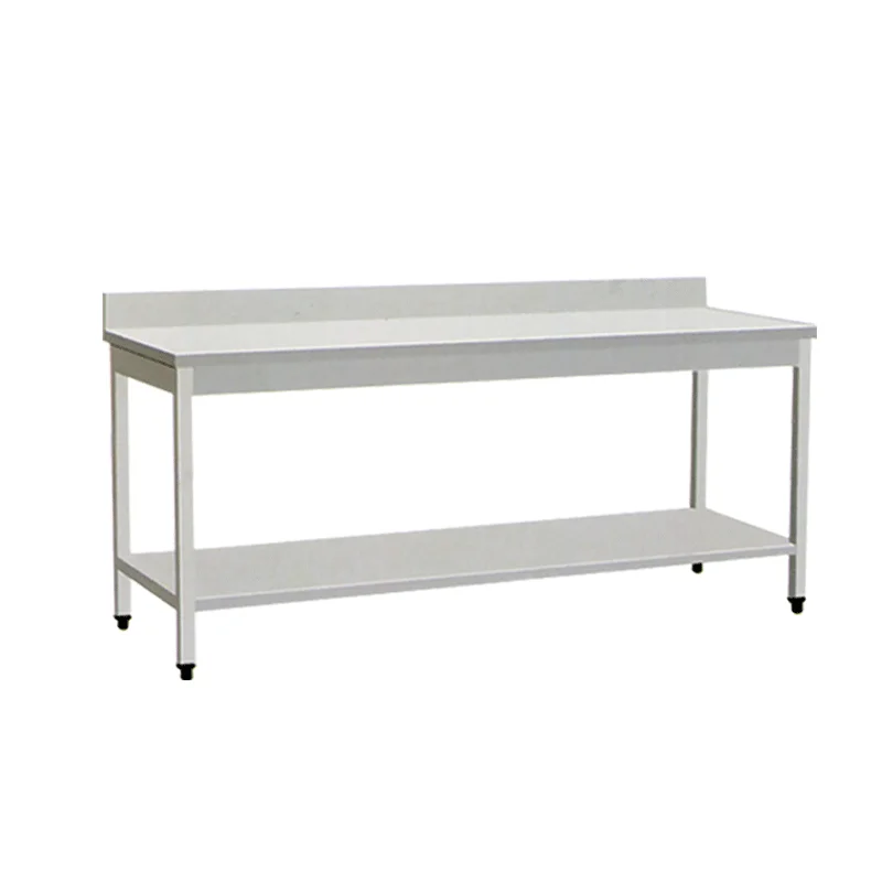 Assembled Stainless Steel Double-deck Work Table for Hotel restaurant