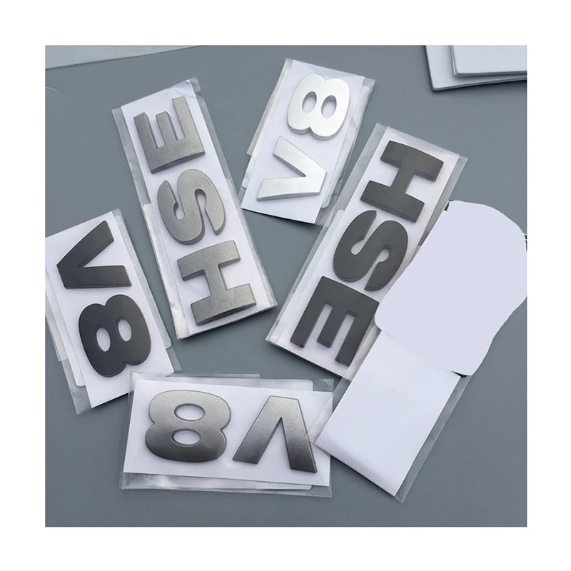 3D ABS Car Emblems Rear Trunk Chrome Letters For Land Rover Discovery 3 4 V8 Range Rover HSE