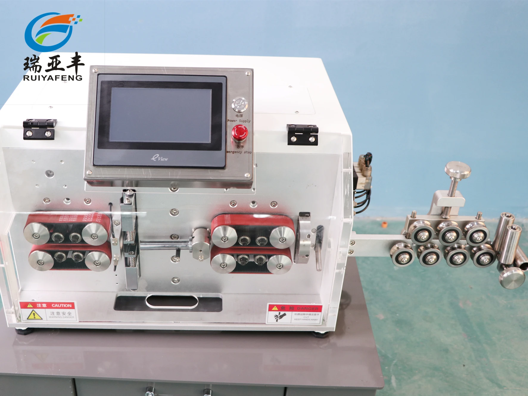 Fully automatic cable peeling machine  sheath wire cutting and stripping machine