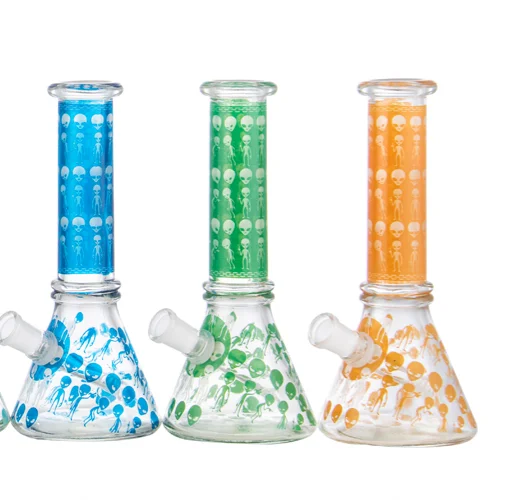 glass water pipe bongs  weed pipe 2021 novel hookah shisha Halloween Gift Glass Bongo Weed Smoking Accessories