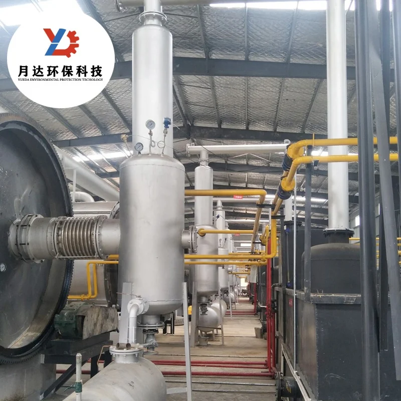 10th Generation waste plastic pyrolysis plant with capacity of 5-17Ton per day