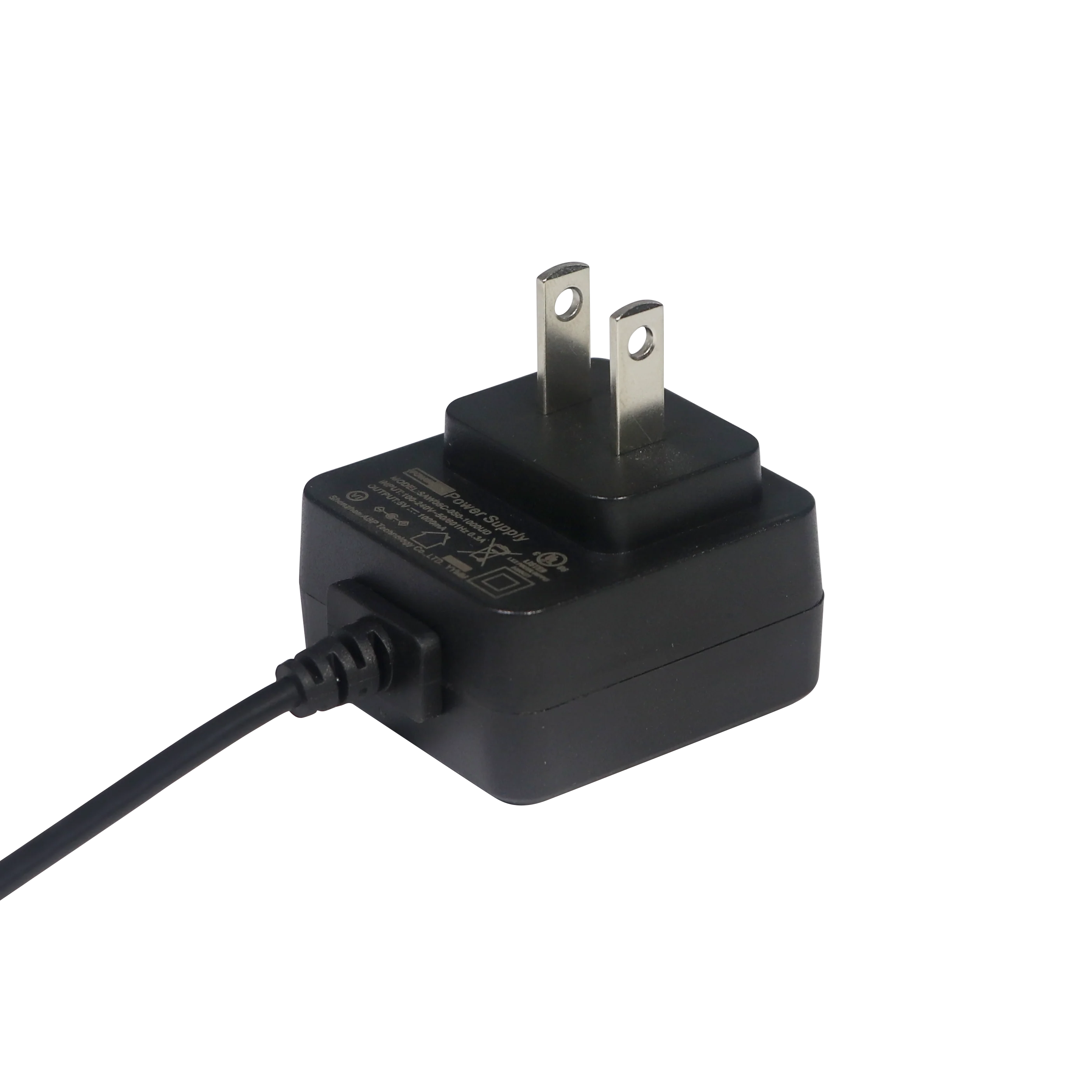 ODM OEM Power Suppliers DC wall plug-in 5V1A 5V0.5A 5V1.2A router Camera TV UL FCC CE UKCA KC PSE SECswitching power adapter