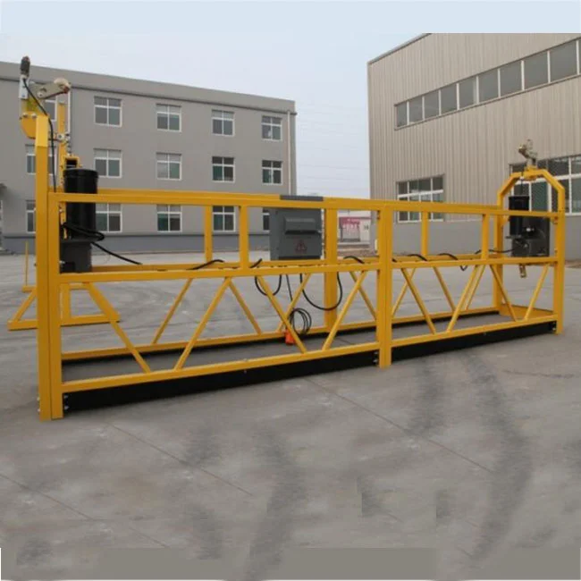 ZLP630 spray painted steel suspended electric gondola platform and construction cradle
