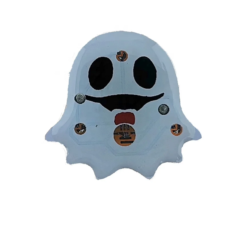 Ghost Halloween Flashing LED Pin Fashion Style