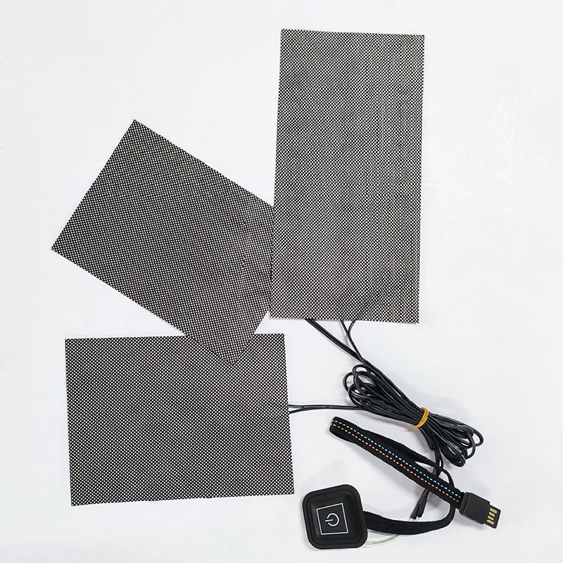 One to three clothing heating sheet carbon fiber heating pad composite fiber heated sheet clothing