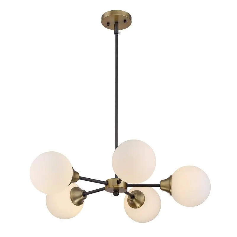 Hot Selling Northern Europe Chandeliers & Pendant Lights Glass Lamp Golden Led Modern Chandelier Light