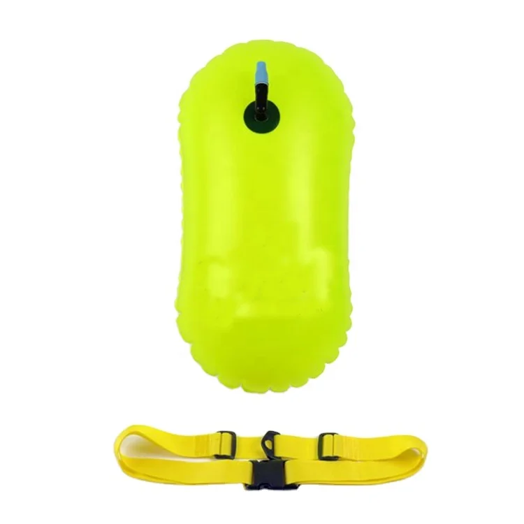 Inflatable Marker Swimming Bag Open Water Swim Buoy Safer Swimmer Float