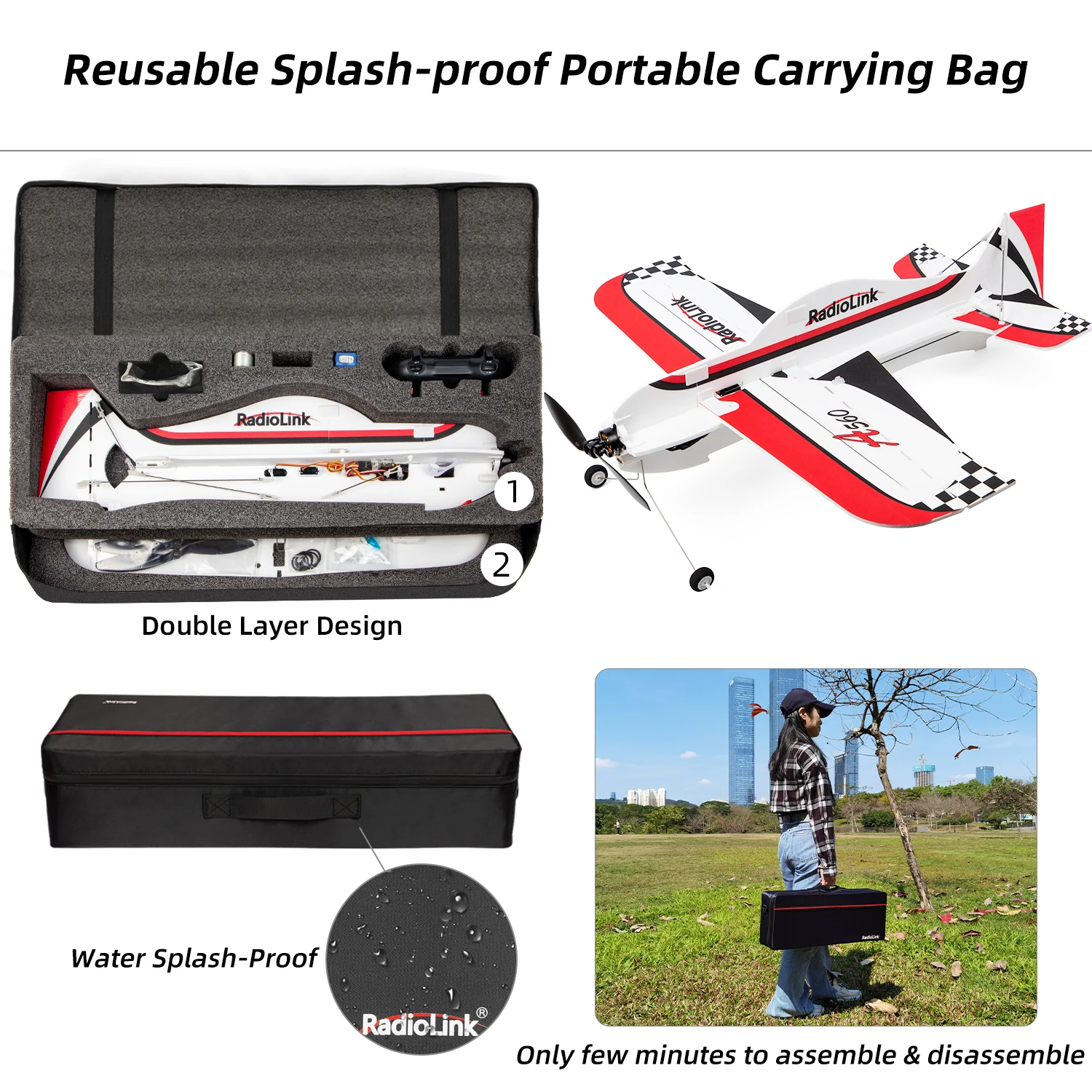 Radiolink высокое качество быстрая зарядка 6 режимов полета Контроллер для 4000 метров Дрон управления