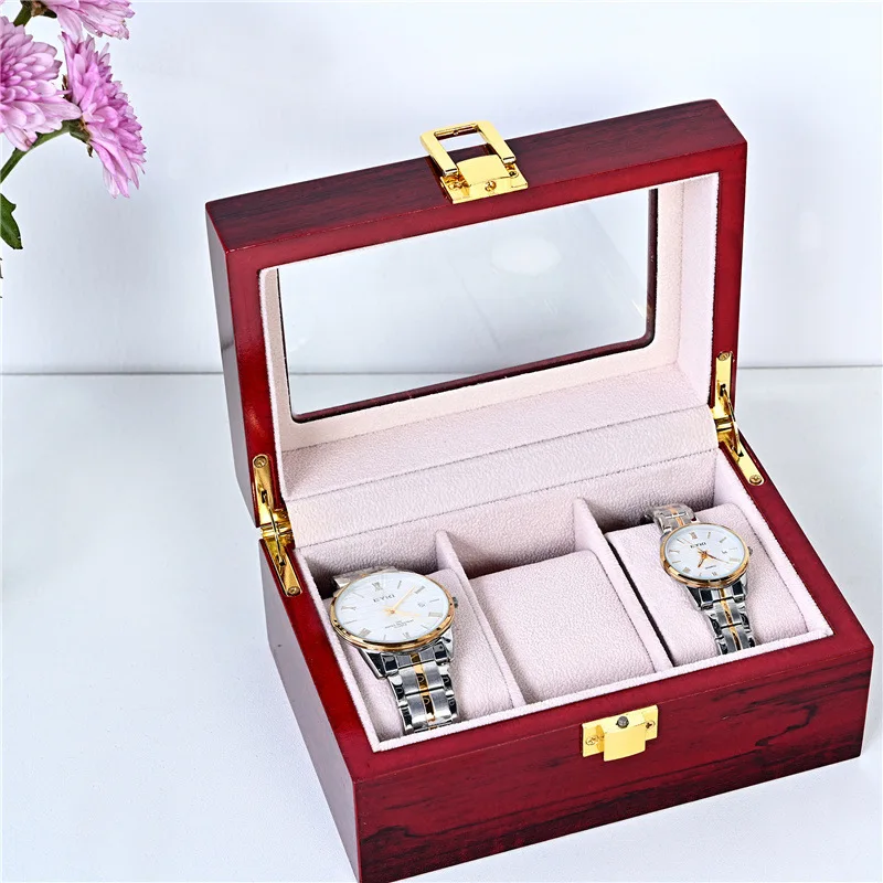 Luxury 2 4 6 8 10 20 Slot Double Layer Wooden Lacquer  Multi Watch Storage Box Eye Glasses Organizer Case With Pillow  High End