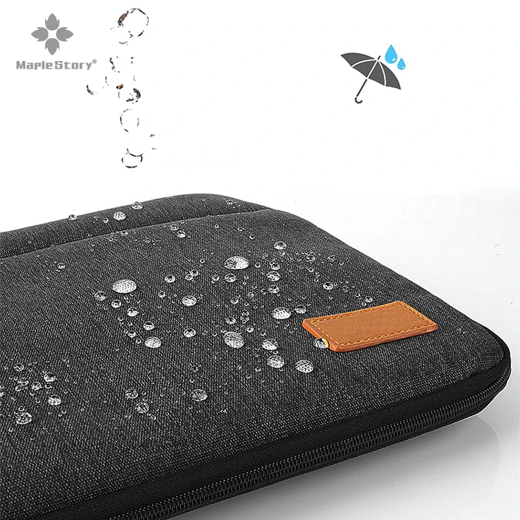 Wholesale New Fashion Light Weight Waterproof Notebook Bag 14 15.6 Inch Black Computer Case Laptop Bag For Macbook Dell HP