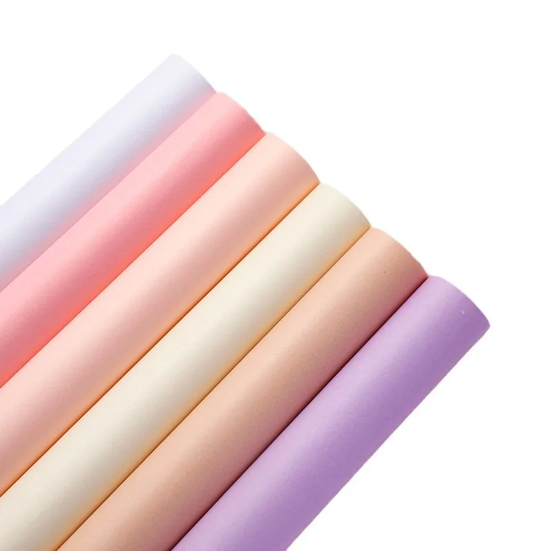 Custom Luxury Waterproof Korean Flower Wrapping Paper Roll Rose Bouquet Wrapping Paper