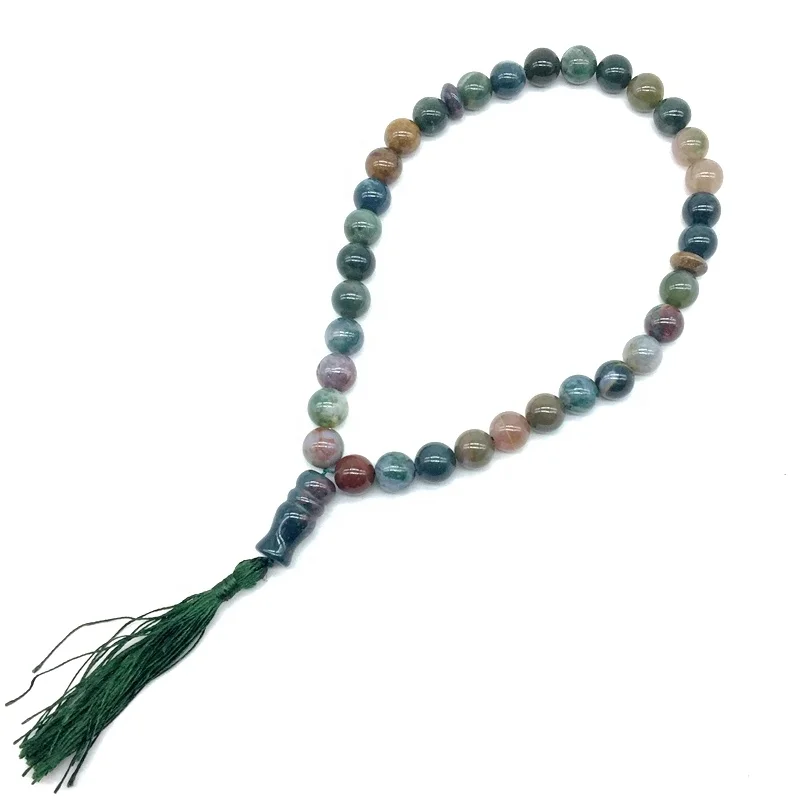 Исламский молитвенный камень Tesbih бусы мусульманский браслет Tasbih 33 шт. мужские четки ювелирные изделия ожерелье