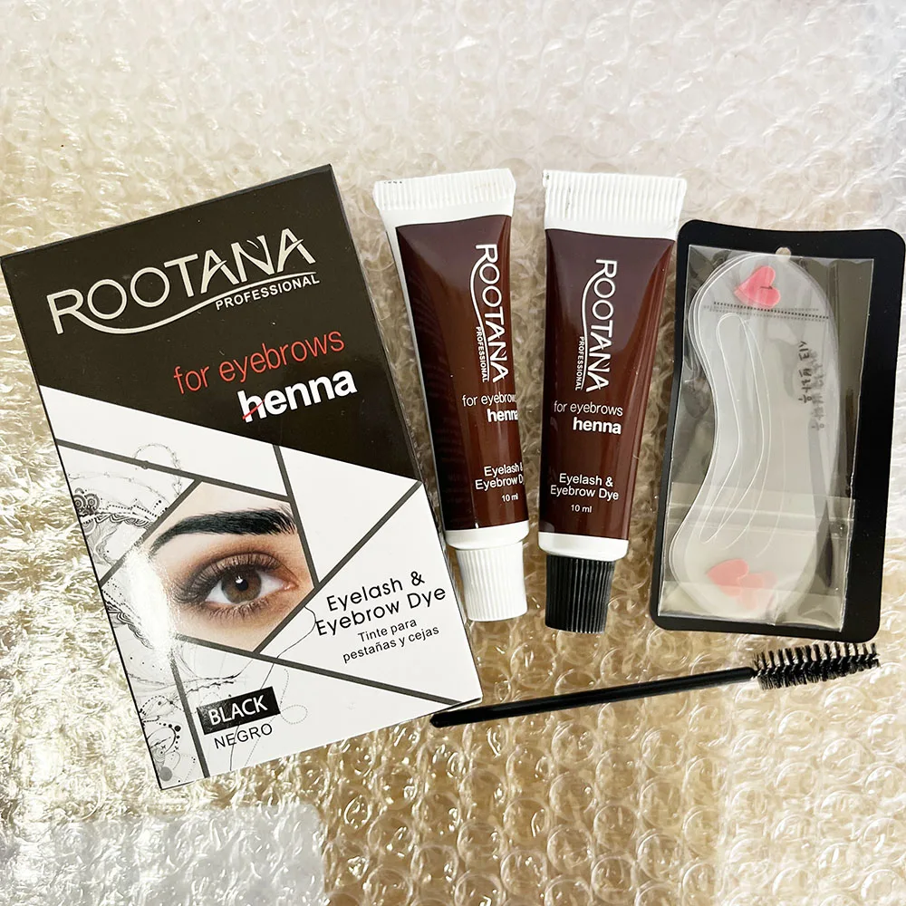 OEM Brow Tint Semi-permanent Eyebrow Dye Professional Kit Long Lasting Semi Permanent Dying Henna