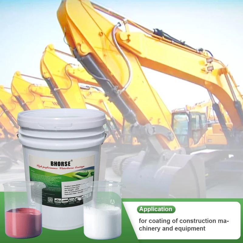 China Metal Ship Automobile Pipeline Acrylic Polyurethane Paint Heavy Pipes Anti-corrosion Coating