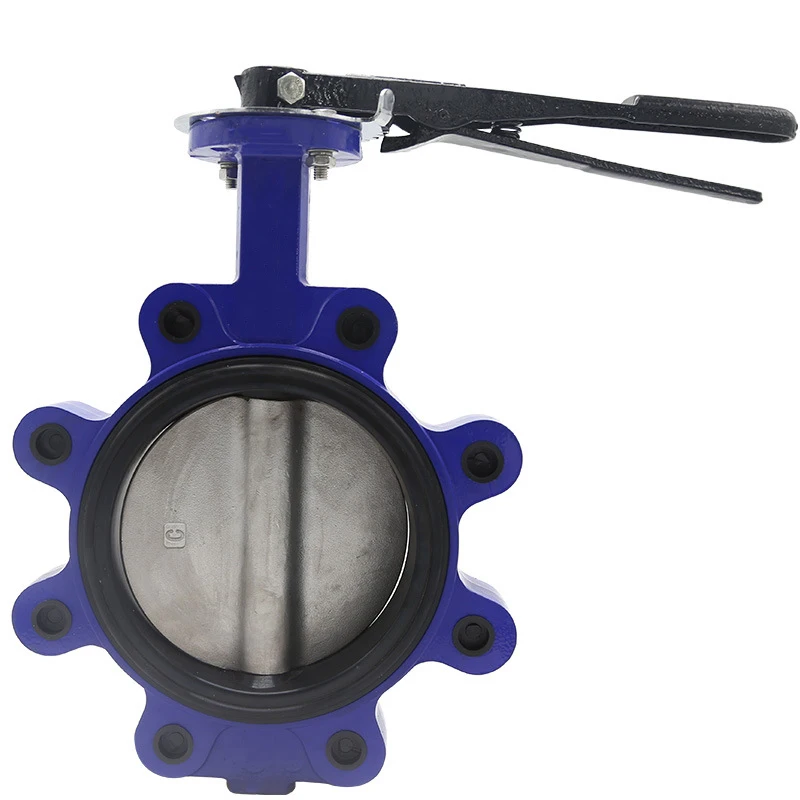 Factory wholesale LTD71X Rubber lined Lug butterfly valve PN16 wafer type Butterfly Valve with clamp