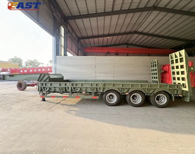 EAST 3 axle Low Bed Truck Trailer for sale lowboy trailer for sale