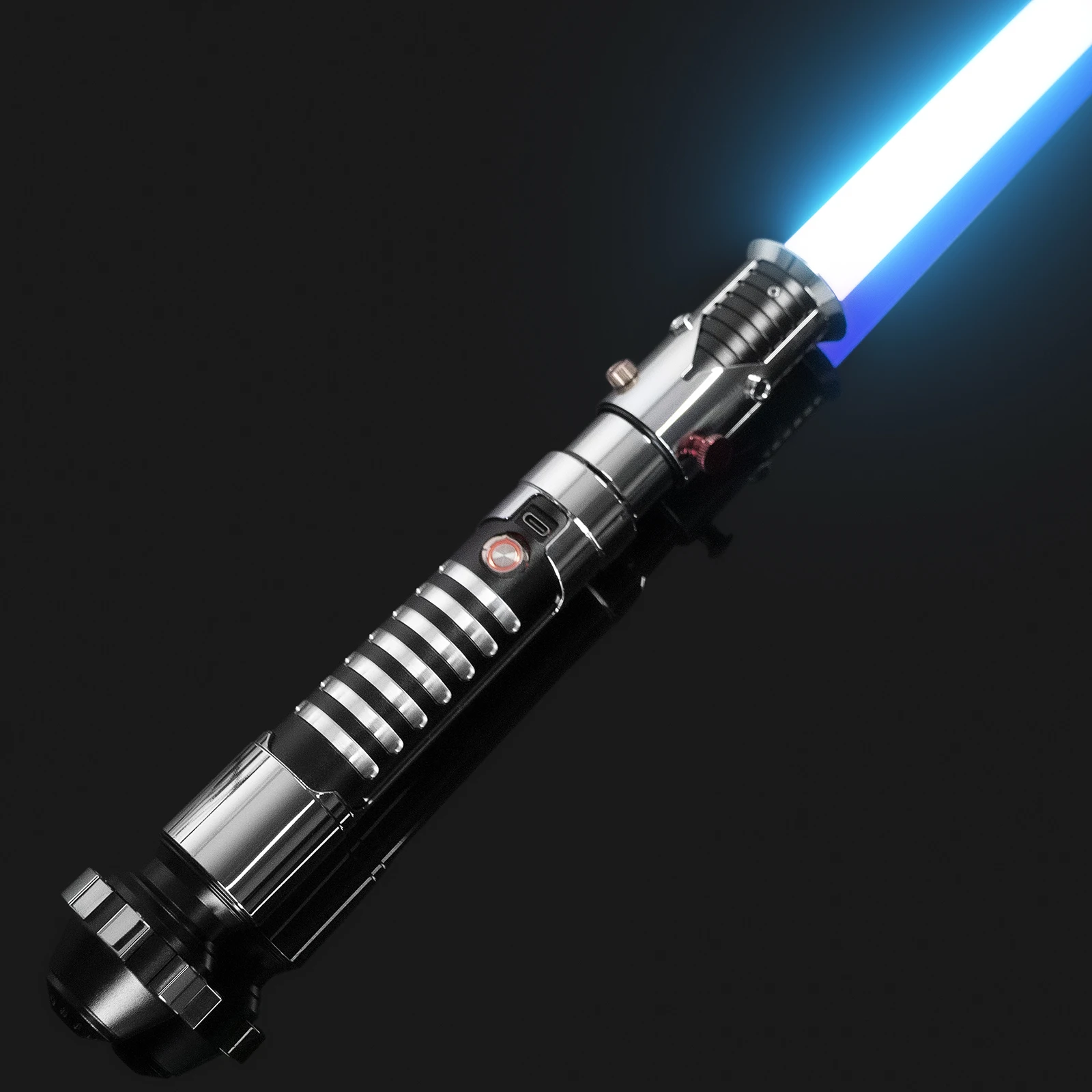 LGT lightsaber changing color led  metal hilt with sound,blaster,flash on clash support bluetooth toys gift Obi-Wan cosplay