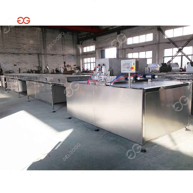 Full Automatic hot chocolate making Drops Cookie Dropping Machinery Depositor Line Chocolate Chip Making Machine