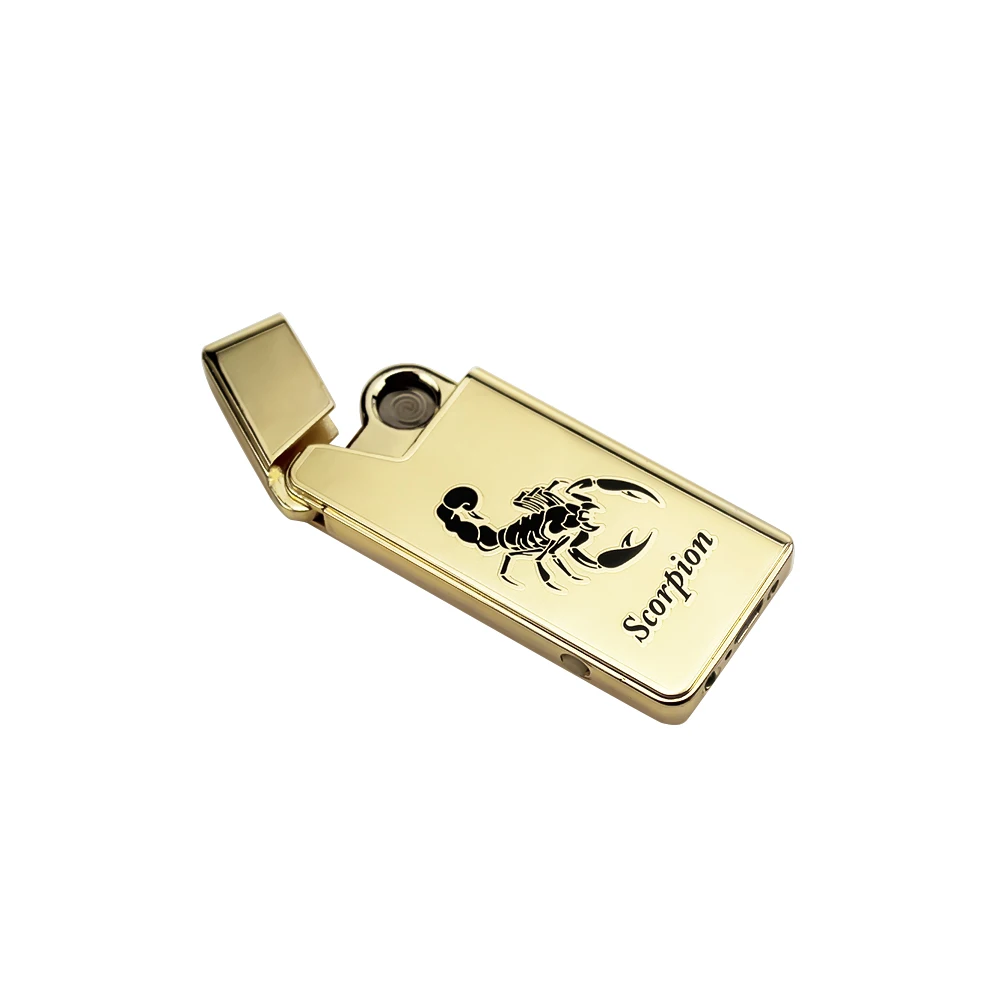 Gunter Best Selling Cheap 420 Customized Printed Scorpion Lighter USB Rechargeable