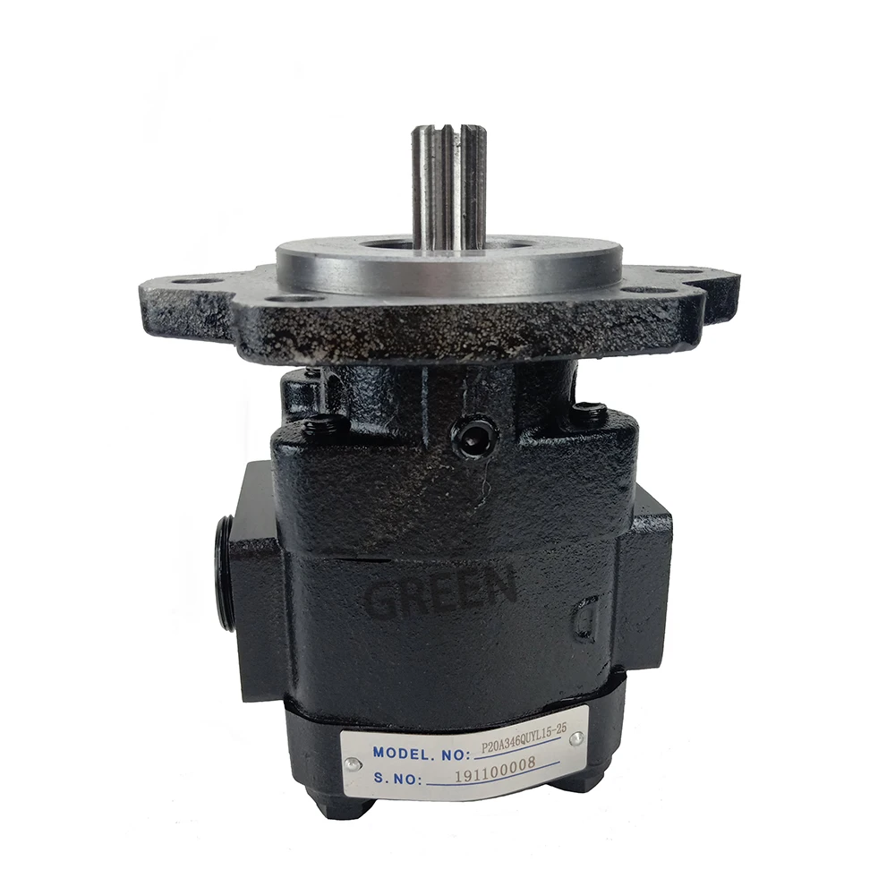 High quality parker parker P20 P50 P51 P75 P300 P350 gear pump double triple tandem assembly dump truck hydraulic gear pump//