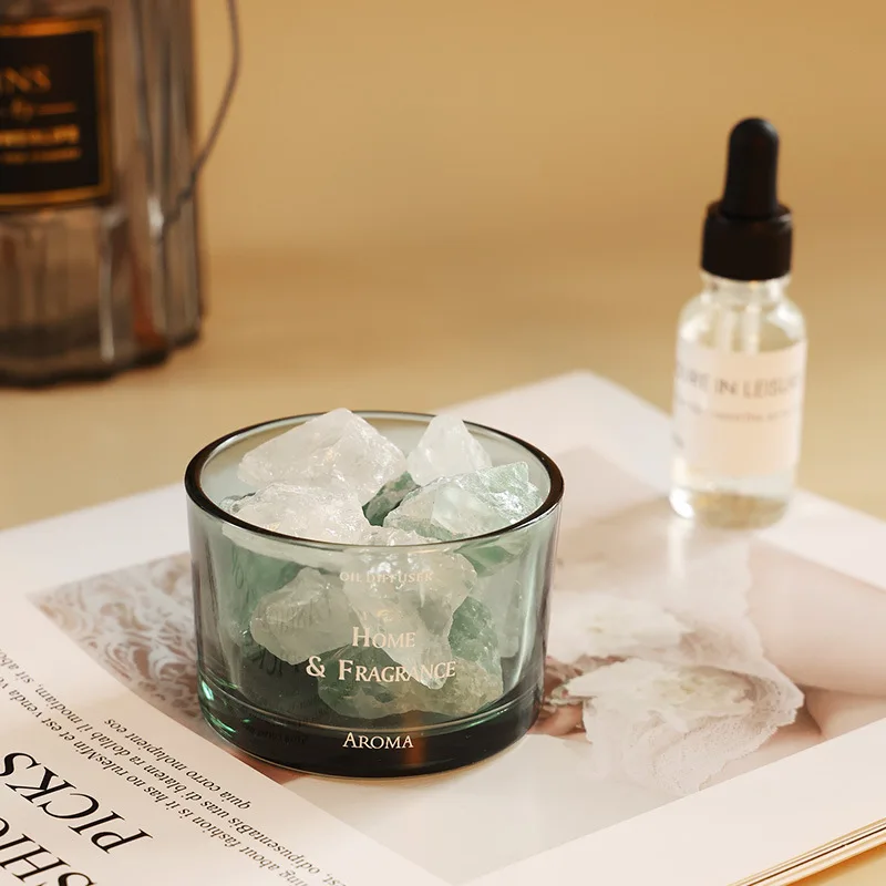 Colorful Glass Fragrance Stone Set Home Fragrance Diffuser Decorative Fragrance Stone