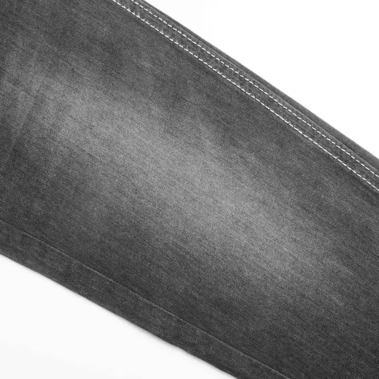 Cheap price 7oz 180cm polyester rayon spandex 4 way stretch denim fabric for jeans rijido