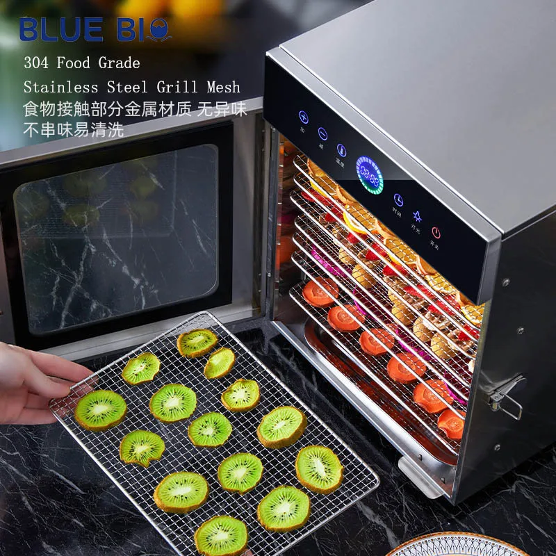Dehydrator-Food Trays 8-layer Commercial Strawberry Dehydrating Fruit Vegetables Dryer Machine Dehydrator Fruit Food Dryer