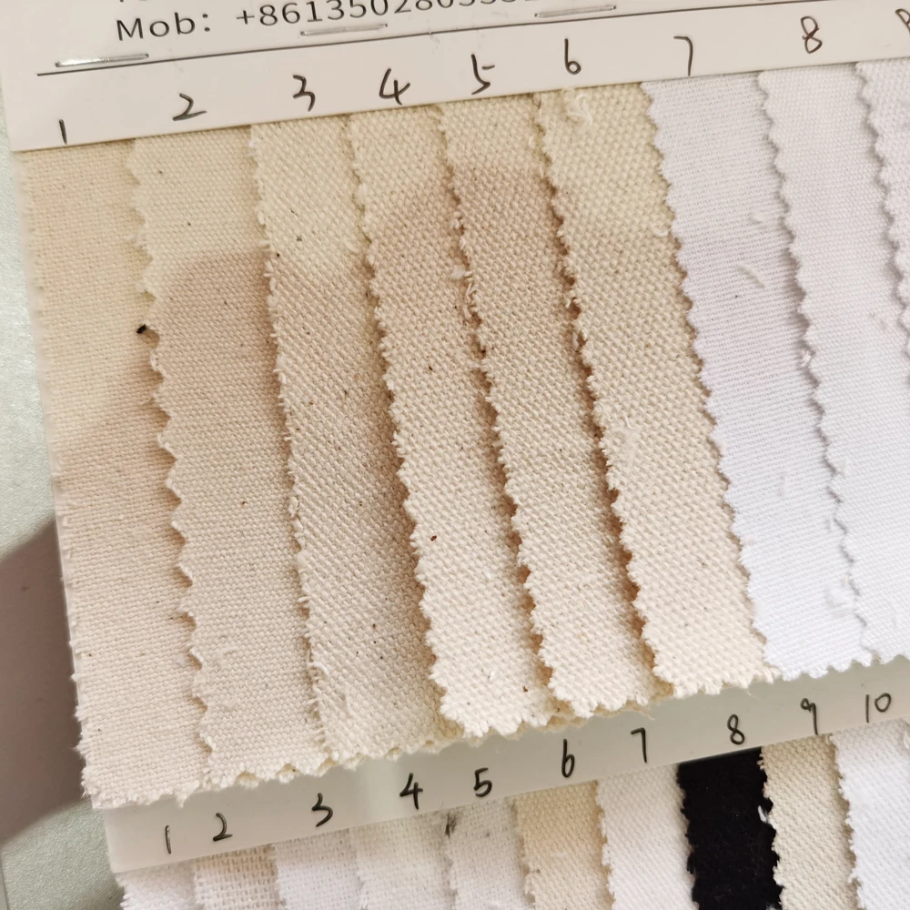 High Quality Recycled Canvas Fabric Eco-Friendly Durable Backpack Fabric RPET Washed Waterproof Canvas Fabric