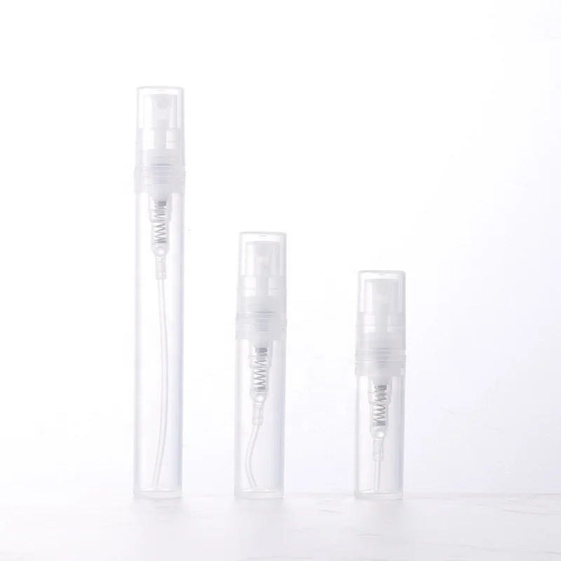 2ml 3ml 5ml Wholesale clear Glass Mist Spray perfume Bottle glass vials thin glass cosmetic spray essential oil bottle