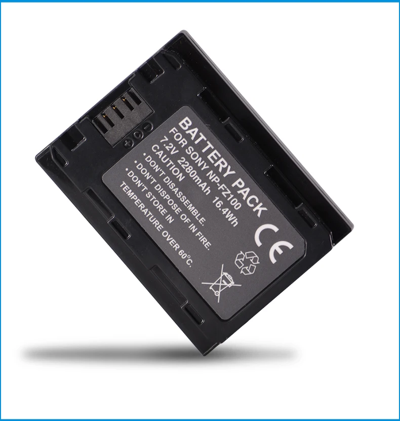 2280mAh 7,2 V NP-FZ100 батарея камеры для Sony A9 литиевая цифровая батарея