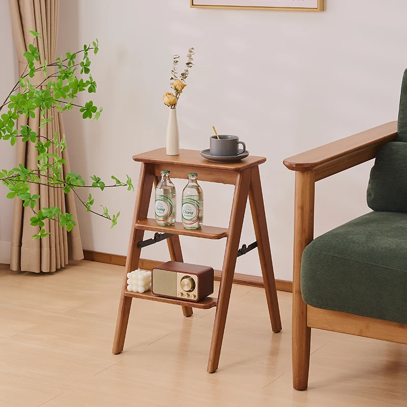 AiLiKEA PLANT HOT SALE OEM&ODM CUSTOMIZED Step Stool Standing Folding with  Bamboo Tower Adjustable For Child Learning