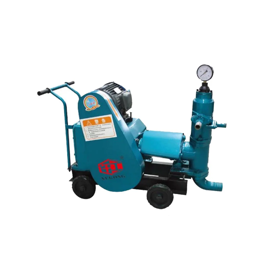 BRZZ Electric single-cylinder water mortar spray pump ZUB-3 piston mud pump used for transporting spraying price for sale