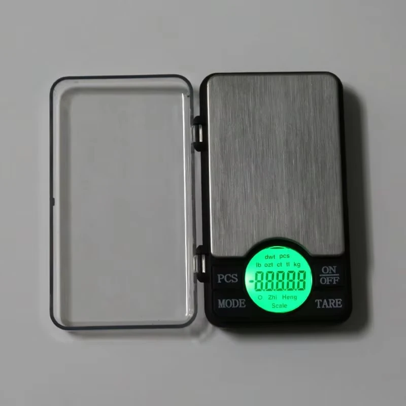 Factory Hot Sale 600g/0.01g ABS Black Stainless Steel LCD Display Suitable for Laboratory Professional Scale