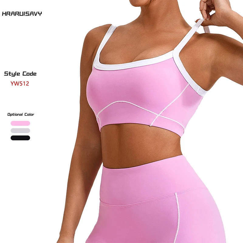 Women Sports Wear for Women Seamless Quick Dry Workout Activewear Sports Gym Bra Fitness Yoga Crop Top