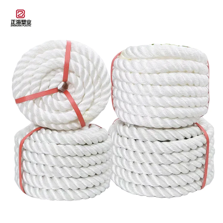 Nylon Twisted Rope 3 Strands Packing Rope 14mm Twisted Fishing Cable Rope