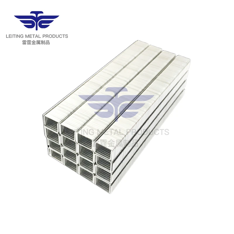LEITING Best Product Zinc Plated Stainless Steel Sofa U-Type Nail Furniture Staple 1016j Staples