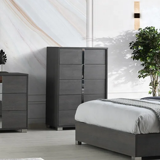 NOVA Modern Sleeping Room Furniture Bedroom Complete Collection Set With Stylish Led Light