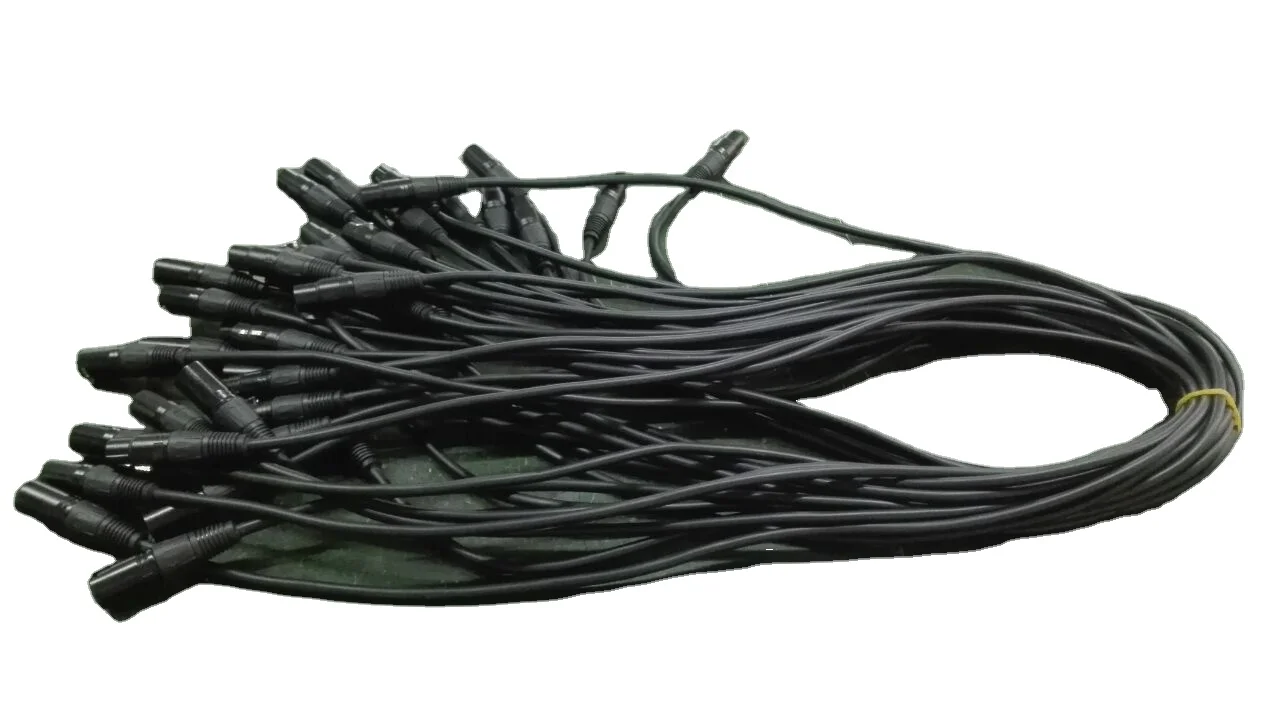 3pin signal DMX cable DMX512 stage lighting signal cable led par light moving head light customization (1M-50M) dmx cable