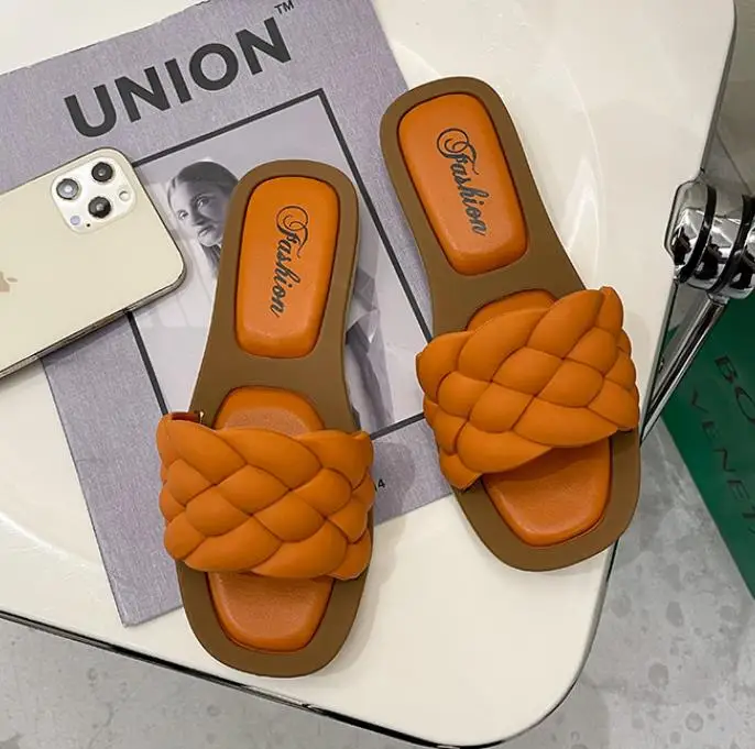 Dropshipping products New fashion outdoor ladies summer flat sandals for women casual beach shoes female slides slippers