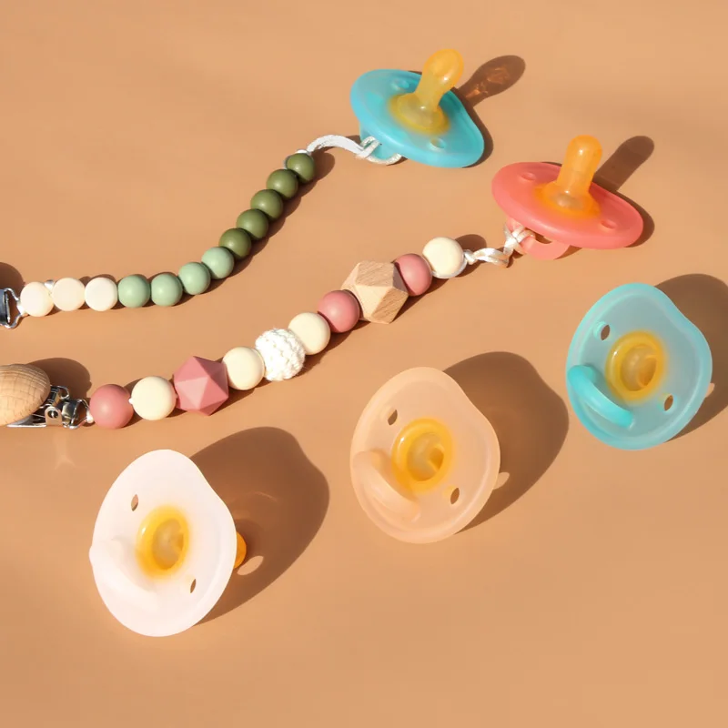BPA Free Newborn Silicone Soft Dummy Toy Nipple Silicon Teething Soother Babi Food Grade Silicone Pacifier For Babies