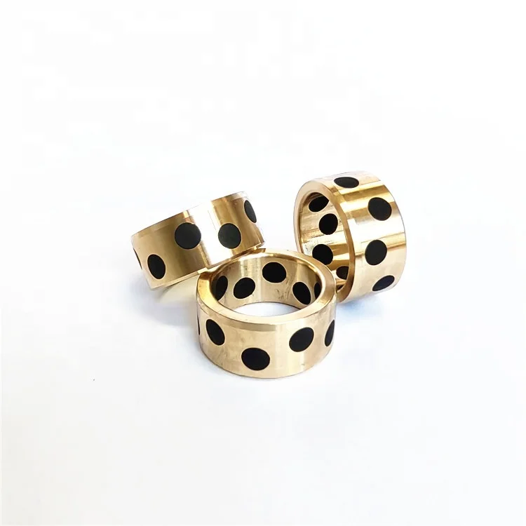 Custom size JDB copper bronze bushing Sliding Oilless self lubricating Bearing