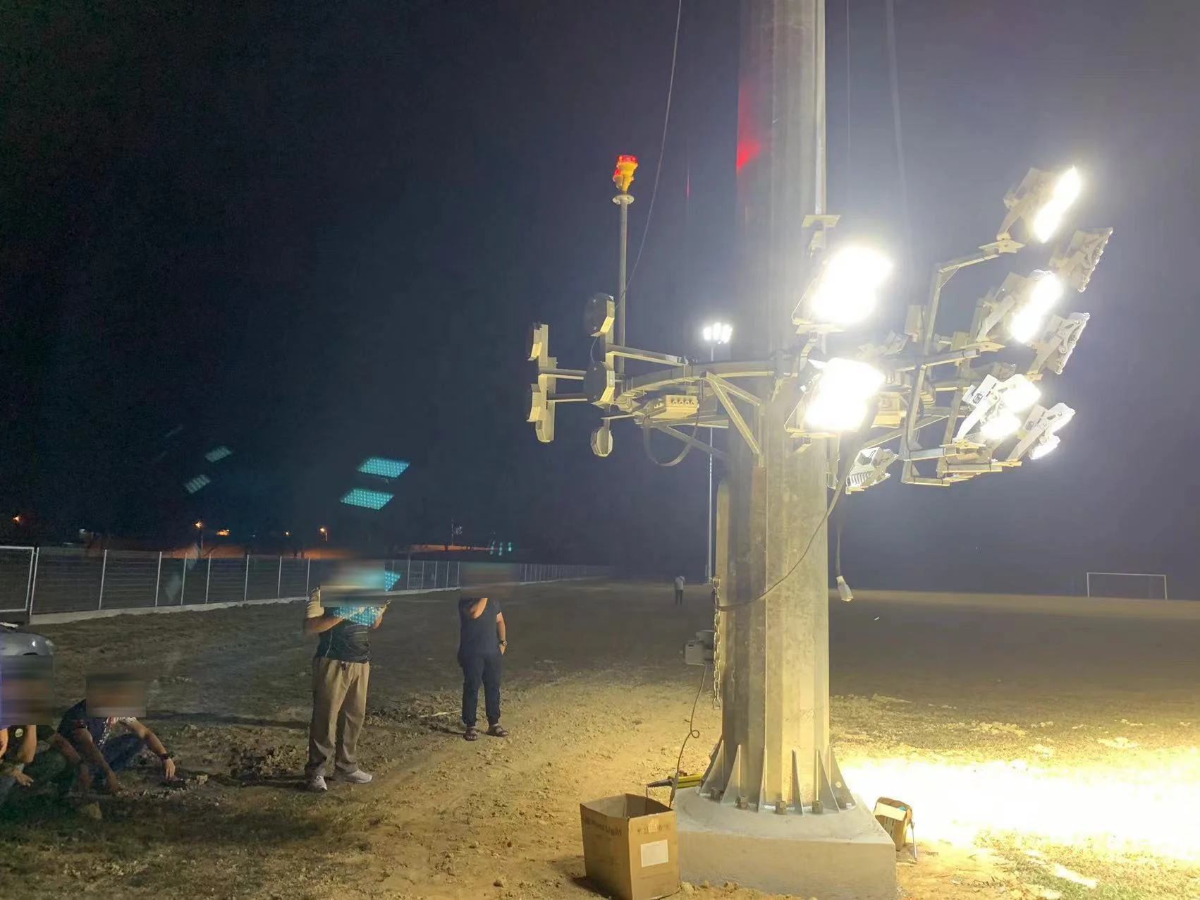 Outdoor 200W 400W 600W 1000W Sport Hall Led Lighting Ip67 Led High Mast Light For Airport Stadium