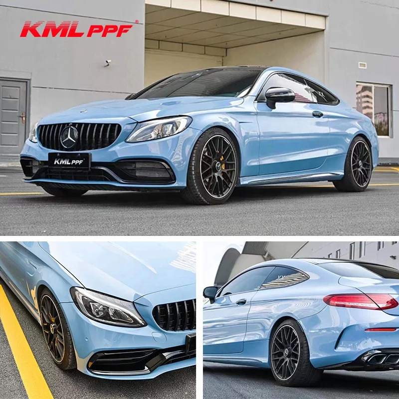 Factory Wholesale Car Decorative Film Air Bubble Free PVC Car Wrapping Vinyl Film Super Bright Car Wrap Film