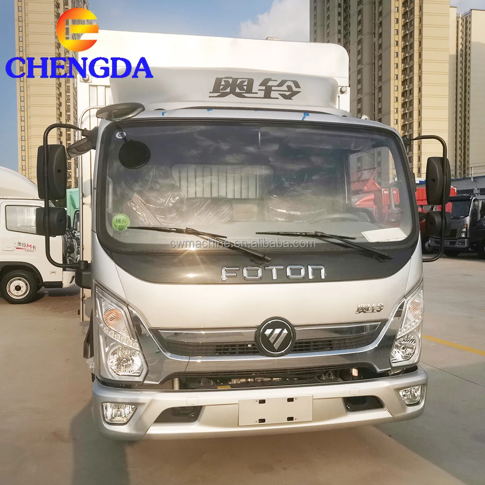 New 4*2 4*4 Diesel Electric 6 Wheels 5 6 8 10 Tons Foton Mini Light Fence Truck Cargo Trucks For Sale