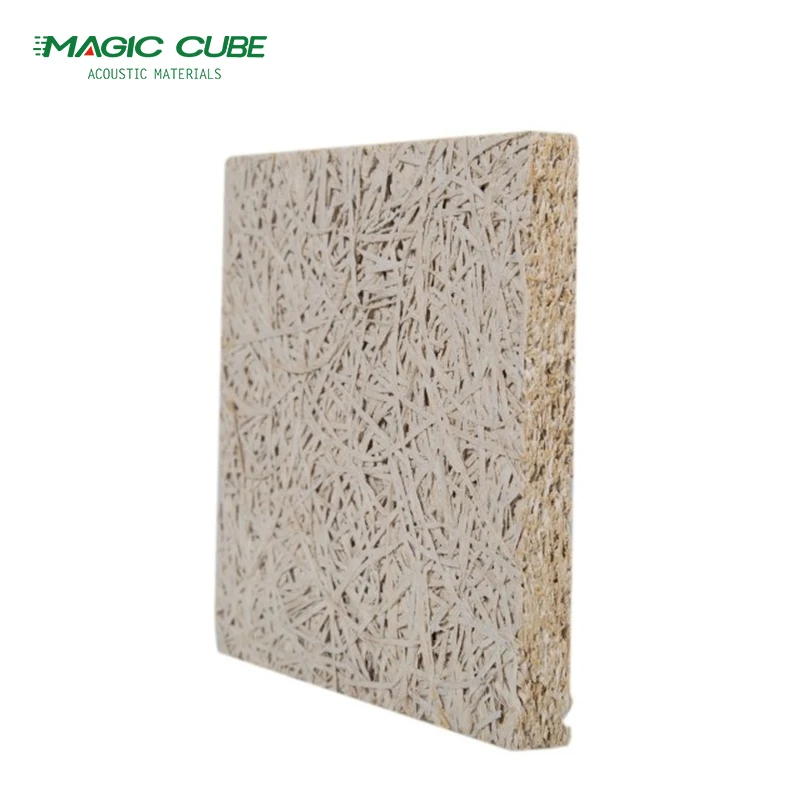 Colorful Interior Decorating Wood Wool Acoustics Panel / Soundproofing Materials